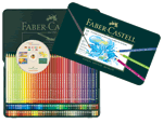 Faber Castell Albrecht Durer Artists Watercolor Pencil Metal Tin of 120 Colors with CD