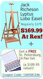 Buy the Richeson Lyptus Lobo easel and get a FREE St Petersburg Watercolor Set of 24!