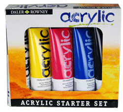 Daler-Rowney Acrylic Set of 5 - 120ml Tubes
