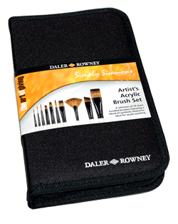 Simply Simmons Acrylic Brush Zip Case