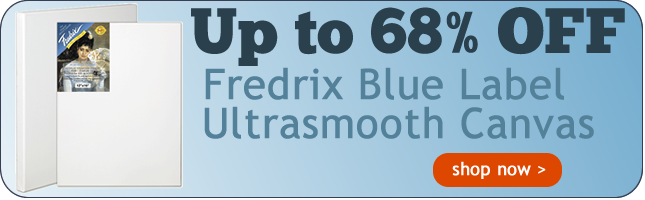 Up to 66% Off Fredrix Blue Label Ultrasmooth Portrait Stretched Canvas