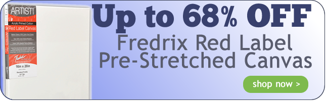 Fredrix Red Label Stretched Canvas - Up to 66% OFF