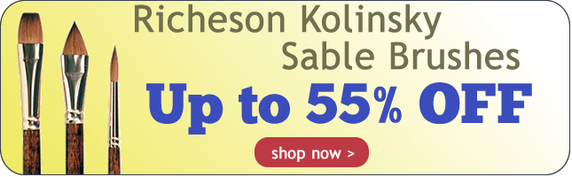 Up to 50% Off Richeson Kolinsky Sable Oil Paint Brushes