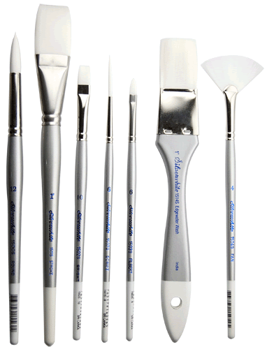 New Silver Brushes from Rex Art