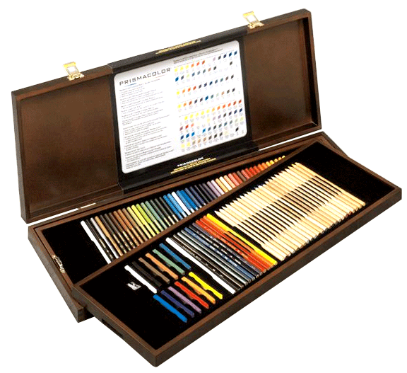 The Prismacolor Premier Colored Pencil Wooden Box Set of 98 @ Rex!