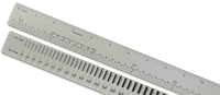 Alumicolor Layout Ruler - Color Silver - Size 18