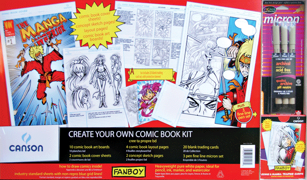 Canson Fanboy Create Your Own Comic Book Kit