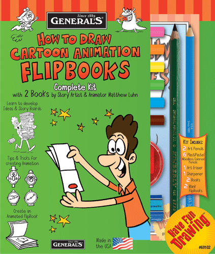 Generals How To Draw Cartoon Flipbooks! Kit