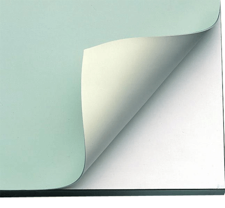 Alvin VYCO Board Cover Sheet - Color Green/Cream - Size 18 x 24