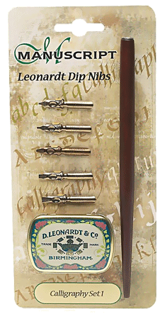 Manuscript Calligraphy Dip Pen Set 1