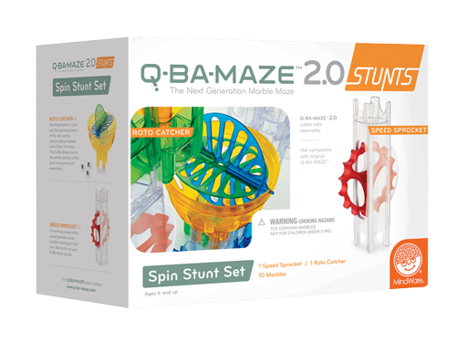 Mindware Q-BA-MAZE 2.0 Spin Stunt Set