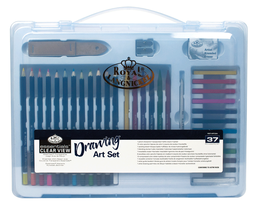 Royal & Langnickel Royal Standard Tin Art Set - Charcoal Drawing