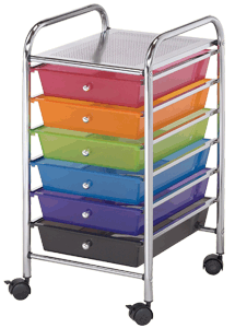 Mobile Storage And Organizer Carts Rex Art Supplies