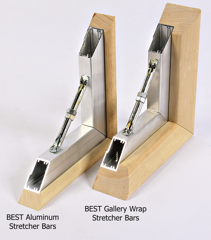 BEST Aluminum Gallery Wrap Stretcher Bars, Gallery Wrap Canvas Stretchers,  Gallery Wrap Stretcher Strips