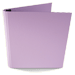 Paolo Cardelli Firenze Astro Binder - Color Light Purple - Size 8-1/2 x 11 x 1/2 (Portrait)