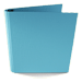 Paolo Cardelli Sorrento Venti Binder - Color Sky Blue - Size 8-1/2 x 11 x 1/2 (Portrait)