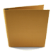 Paolo Cardelli Sorrento Venti Binder - Color Deep Yellow - Size 8-1/2 x 11 x 1/2 (Portrait)