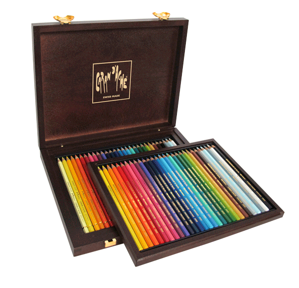 Caran dAche Pencil Set of 30 Pablo + 30 Supracolor