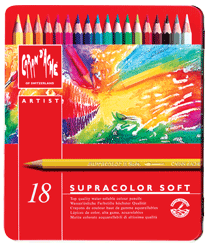 Caran dAche Artist Supracolor Pencil Set of 18