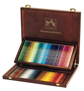 Caran dAche Artist Supracolor Pencil Woodbox Set of 80