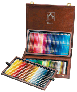 Caran dAche Artist Pablo Pencil Woodbox Set of 120