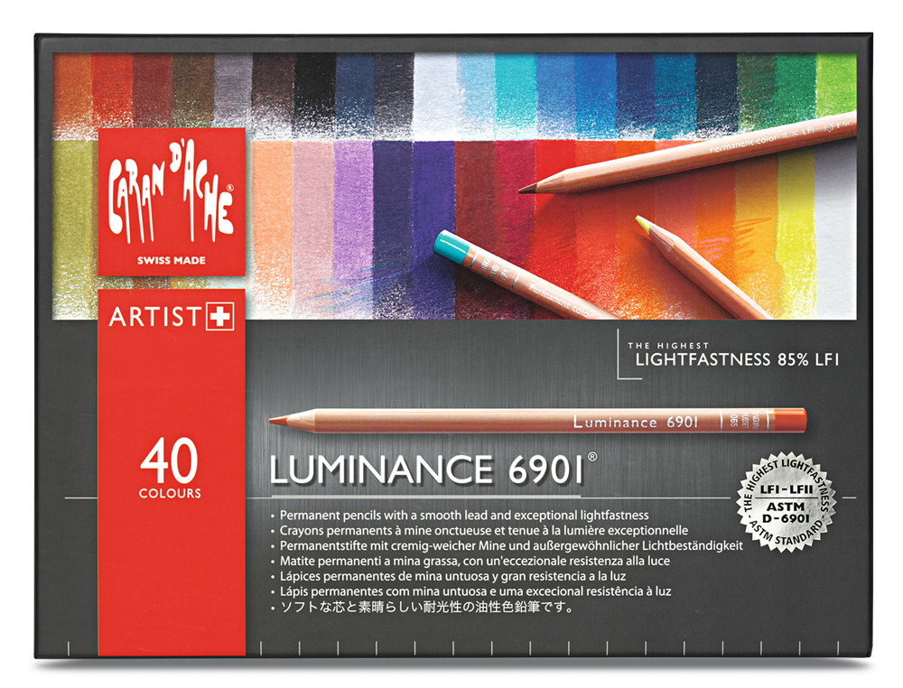 Caran d'Ache Luminance Lightfast Pencil Set of 40
