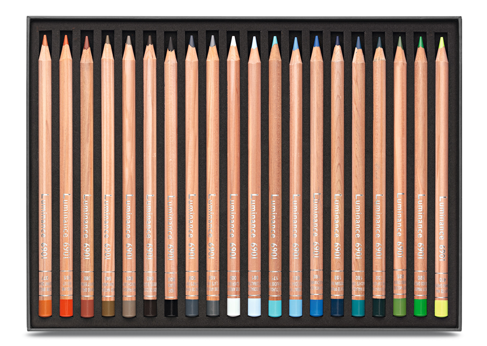 Caran d'Ache Luminance 6901 Colored Pencil Set - 76 Count for sale online