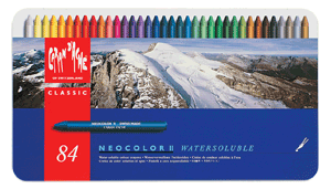 Caran dAche Classic Neocolor II Metal Box of 84
