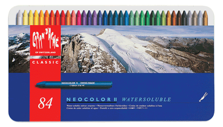 Caran dAche Classic Neocolor II Metal Box of 84