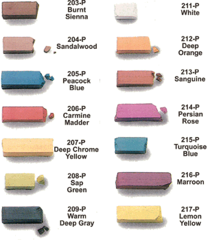 Nupastel Color Chart