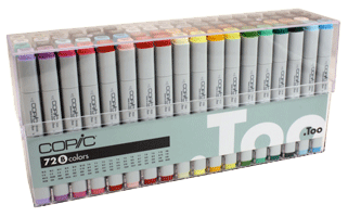 Copic Original Marker 72 Color Set B