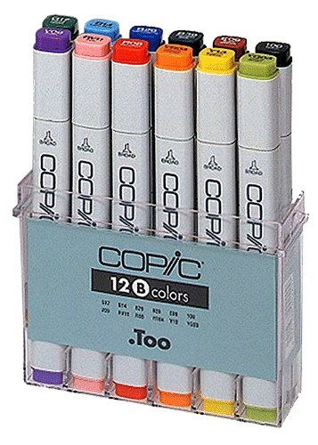 Copic Original Marker 12 Color Set C