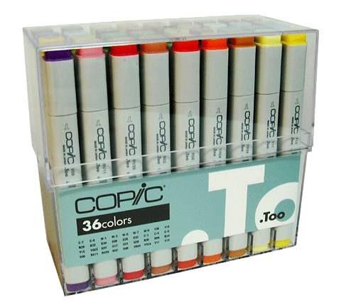 Copic Original Marker 36 Color Set C