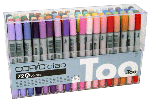 Copic Ciao Marker 72 Color Set A