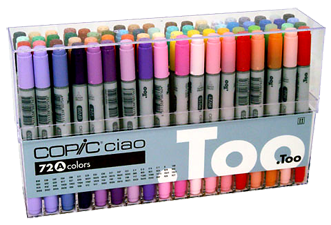 Copic Ciao Marker 72 Color Set A