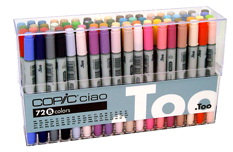 Copic Ciao Marker 72 Color Set B Rex Art Supplies