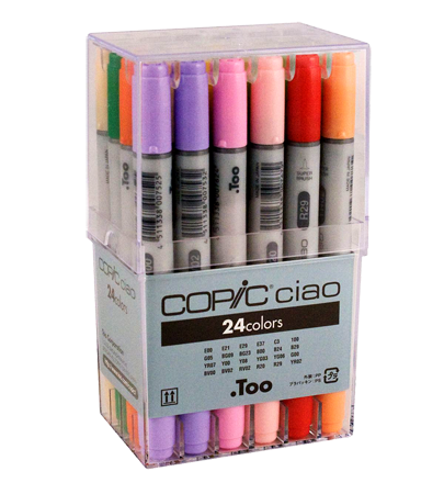 Copic Ciao Marker 24 Color Basic Set