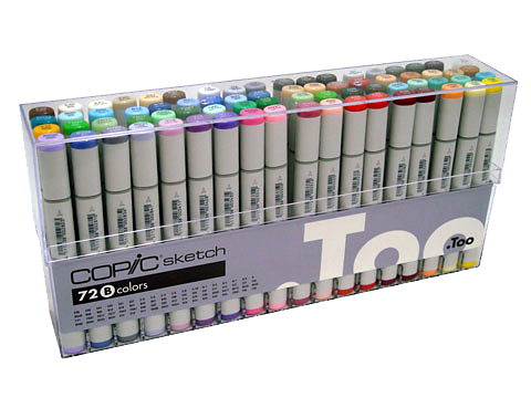 Copic Sketch Marker 72 Color Set B