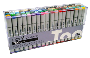 Copic Sketch Marker 72 Color Set B