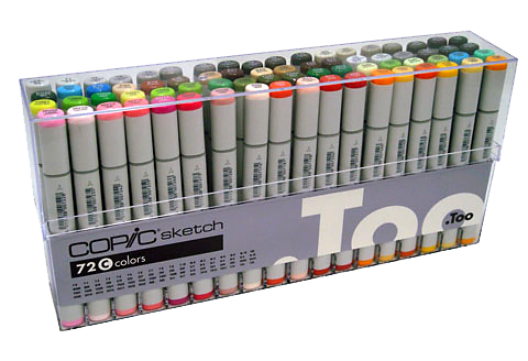 Copic Classic Marker Pen Set of 72