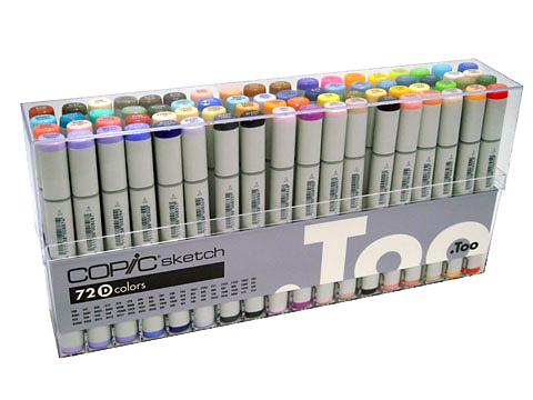 Copic Sketch Marker 72 Color Set D | Rex Art Supplies