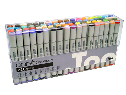 COPIC Sketch Markers, Pale Pastel Set of 6 - The Art Store