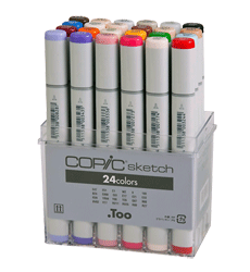 Copic Sketch Marker 24 Color Set