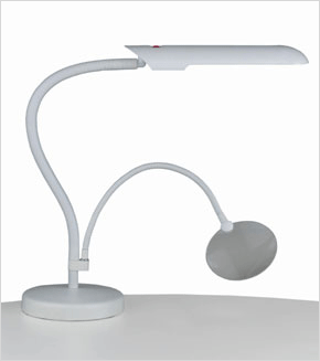 Daylight Table Top Lamp, White