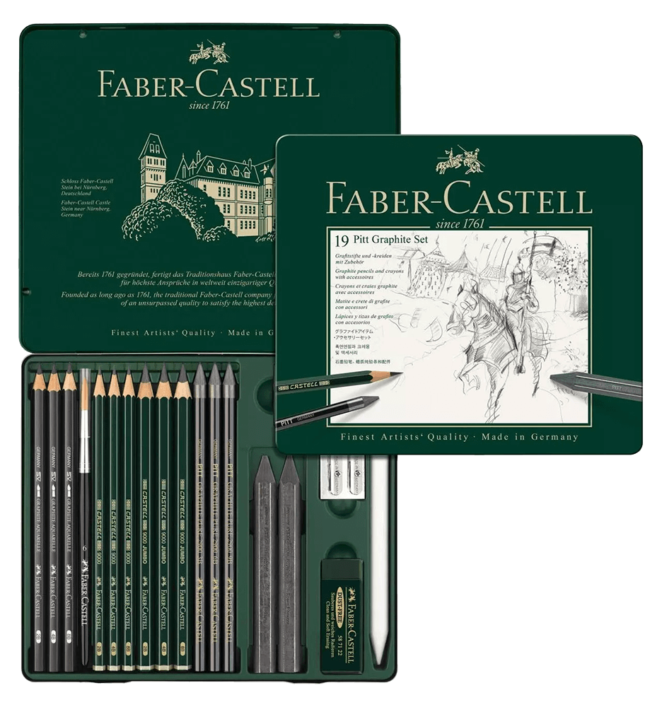 Faber-Castell Pitt Graphite Tin (Set of 26)