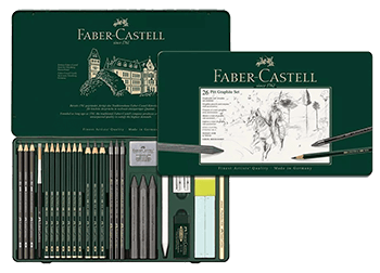 Faber-Castell Pitt Graphite Tin Set of 26