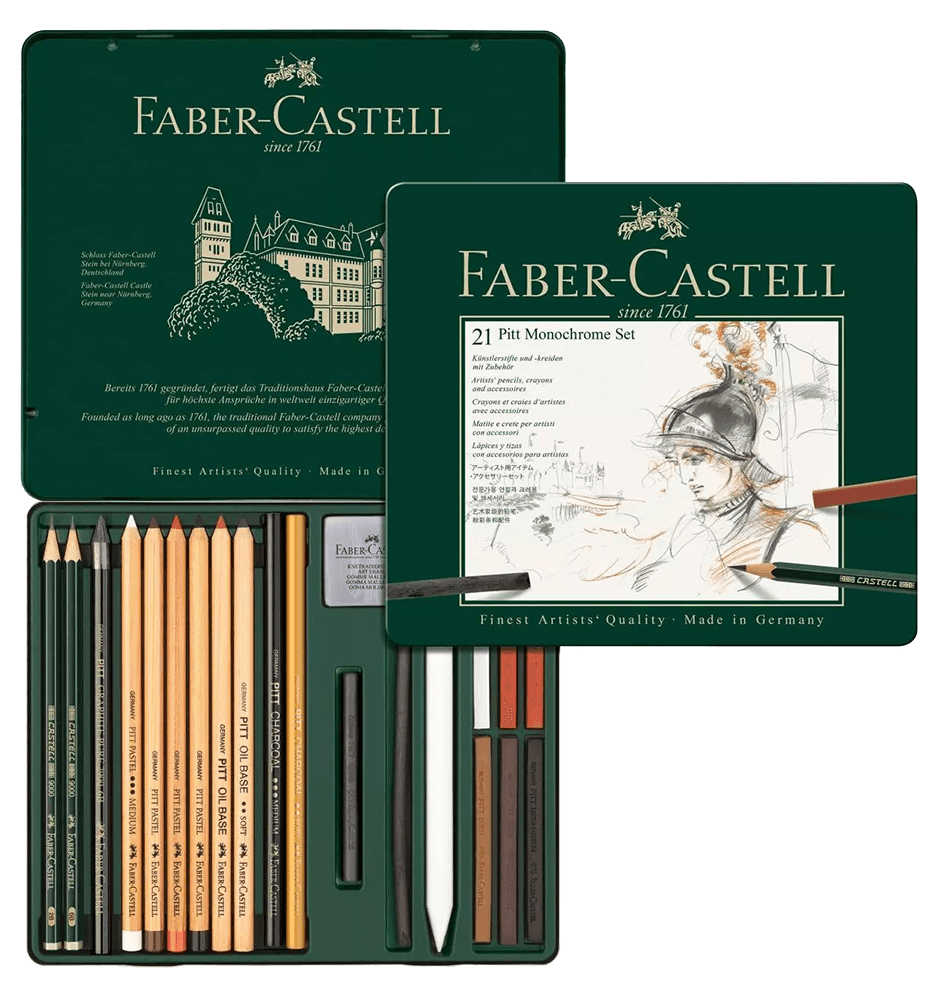 PITT Pastel pencils article  Faber Castell's pastel pencil - STEP