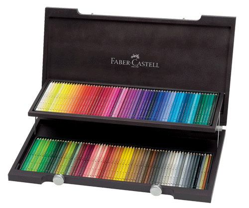 Faber-Castell Albrecht Durer Artists Watercolor Pencil Woodcase Gift Set of 120