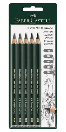 Faber Castell Pitt Charcoal Pencil - Natural Charcoal - Choose Your Pencil