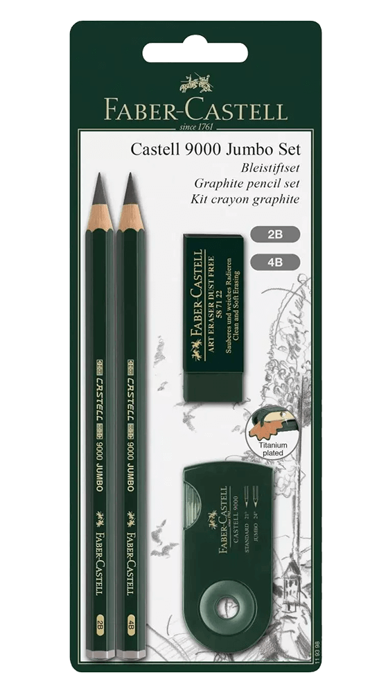 Faber-Castell 9000 Graphite Pencil - F